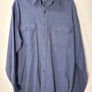 Ralph Lauren Casual Blue Button-Down Shirt